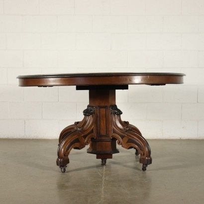 Table Umbertine, Noyer, Italie, '800.