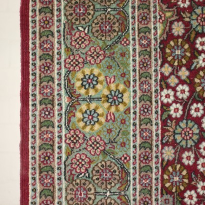 Kashmir Carpet Cotton Wool Silk India 1970s-1980s