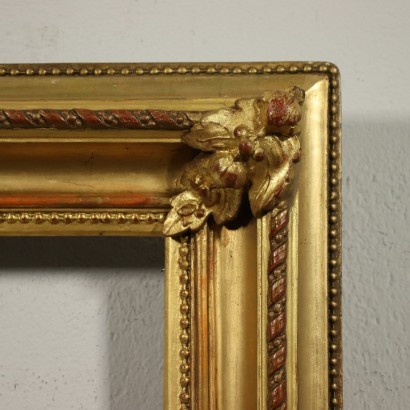Gildede and Engraved Frame Italy 19th Century
