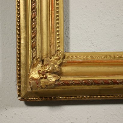 Gildede and Engraved Frame Italy 19th Century