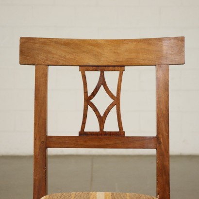 antigüedad, silla, sillas antiguas, silla antigua, silla italiana antigua, silla antigua, silla neoclásica, silla del siglo XIX, Grupo de seis sillas de directorio