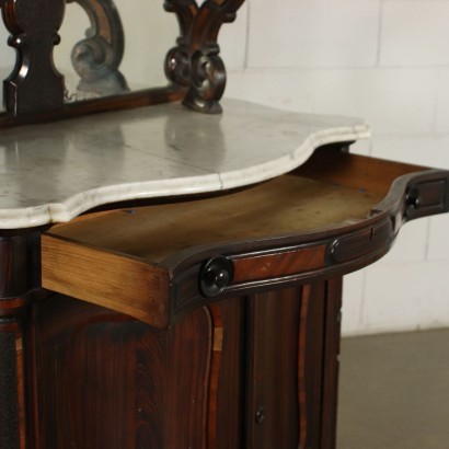 Umbertine Cupboard Walnut Poplar Sessile Oak 19th Century