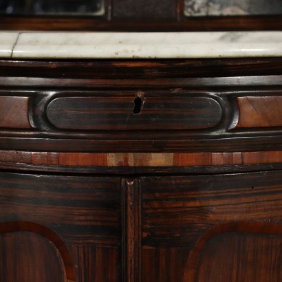 Umbertine Cupboard Walnut Poplar Sessile Oak 19th Century