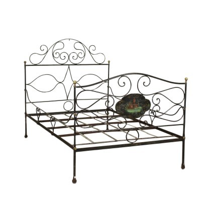 Wought Iron Bed Italy 19th Century
