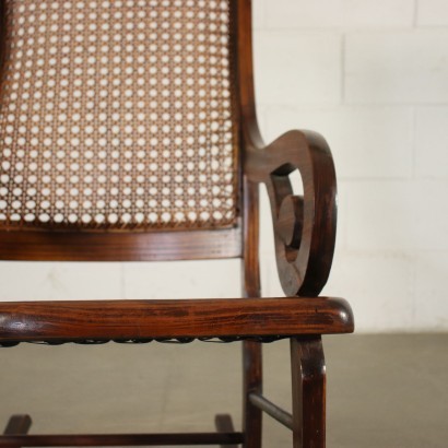 antik, Sessel, antike Sessel, antiker Sessel, antiker italienischer Sessel, antiker Sessel, neoklassischer Sessel, Sessel aus dem 19. Jahrhundert, Schaukelsessel