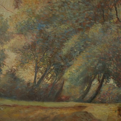 Ugo Ferrero Oil On Canvas 20th Century