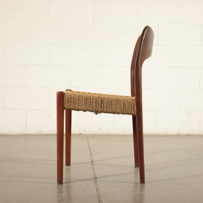 Chair Teak Rope Italy 1960s Italian Production