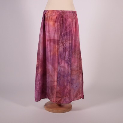 Marina Rinaldi Silk Tie Dye Skirt Reggio Emilia Italy