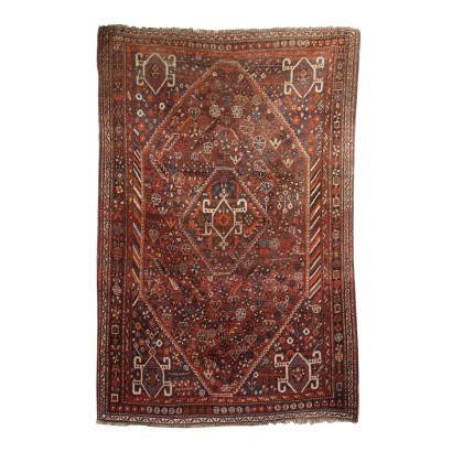 Malayer Carpet Cotton Wool Iran 1920s-1930s