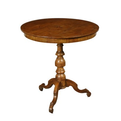 Louis Philippe Rolo Table Cherry Elm Italy 19th Centuyr