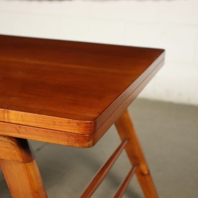 Coffee Table Cherry Veneer Solid Wood Italy 1950s