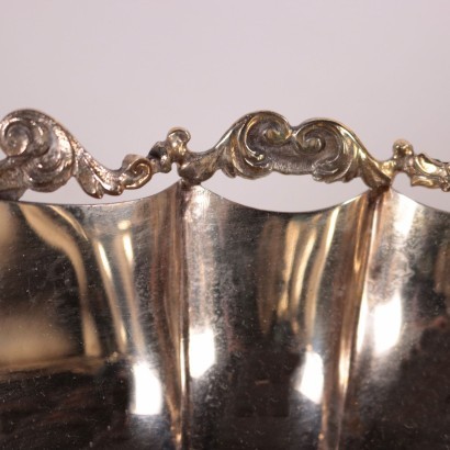 Silver Centerpiece By Ricci & C. Silversmith Italy 1950s-1960s