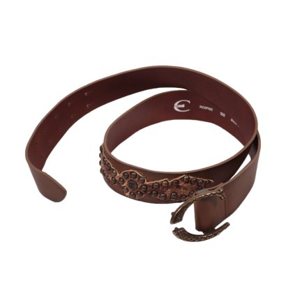 Brown Leather Just Cavalli Belt Italy