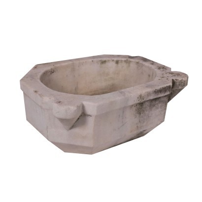 antiques, objects, antiques objects, ancient objects, ancient Italian objects, antiques objects, neoclassical objects, objects of the 19th century, Marble bathtub