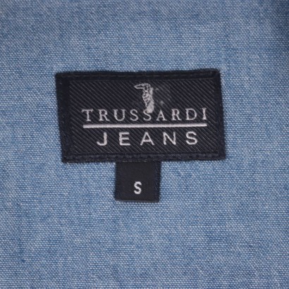 trussardi, trussardi Jeans, Denim, Hemd, Jeanshemd, nachhaltige Mode, Secondhand, Trussardi Jeans Denim Shirt