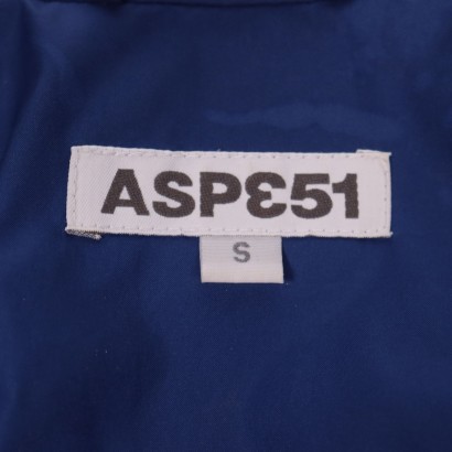 Aspesi Blue Jacket-Shirt Polyester Gallarate Italy