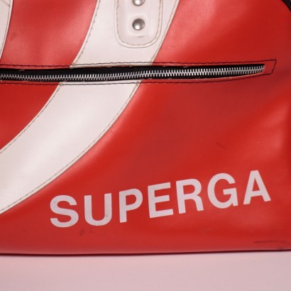 Vintage Superga Bag Eco-Leather Turin Italy 1970s-1980s