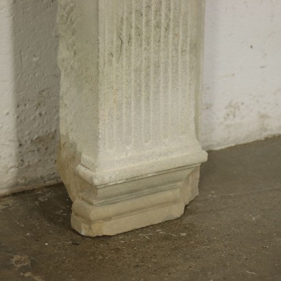 Paar Pilaster Renaissance Sandstein Italien XVI Jhd