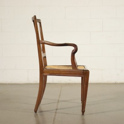 antik, Sessel, antike Sessel, antiker Sessel, antiker italienischer Sessel, antiker Sessel, neoklassischer Sessel, Sessel aus dem 19. Jahrhundert, Directory Sessel