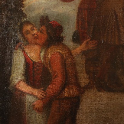 Allégorie de l'Amour Huile sur toile - Europe XVII-XVIII Siècle