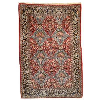 Nain Carpet Cotton Wool Iran 1980s-1990s