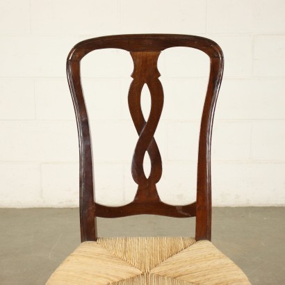 antique, chaise, chaises antiques, chaise antique, chaise italienne antique, chaise antique, chaise néoclassique, chaise du XIXe siècle, Groupe des sept chaises modenese