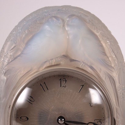 Horloge de Table René Lalique, Verre, France, \\'900.