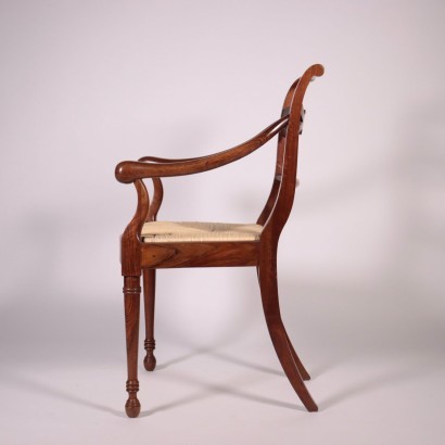 antiguo, sillón, sillones antiguos, sillón antiguo, sillón italiano antiguo, sillón antiguo, sillón neoclásico, sillón del siglo XIX, sillón de restauración