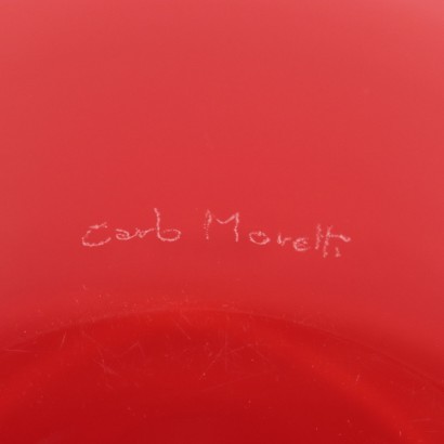 Bowl by Carlo Moretti Glass Murano Italy 1980s