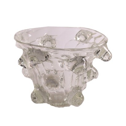Ercole Barovier Vase Glass Murano Italy 1930s-1940s