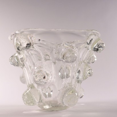 Ercole Barovier Vase Glass Murano Italy 1930s-1940s