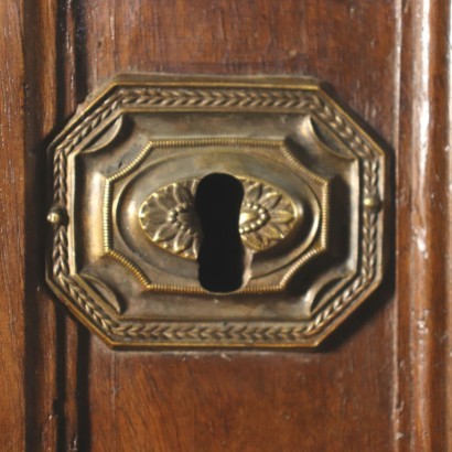 Neoclassical Corner Cabinet Walnut Italy XVIII Century