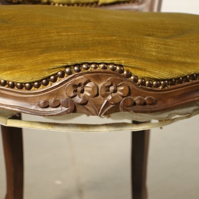 antik, Sessel, antike Sessel, antiker Sessel, antiker italienischer Sessel, antiker Sessel, neoklassizistischer Sessel, Sessel aus dem 19. Jahrhundert, Paar Stilsessel
