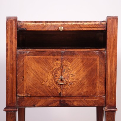 Neo-Classical Piedmontese Open Bedside Table Italy 18th Century