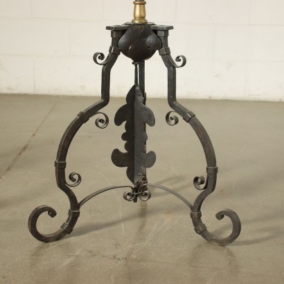 Pair of Torch Holders Wrought Iron Italy 19th Century