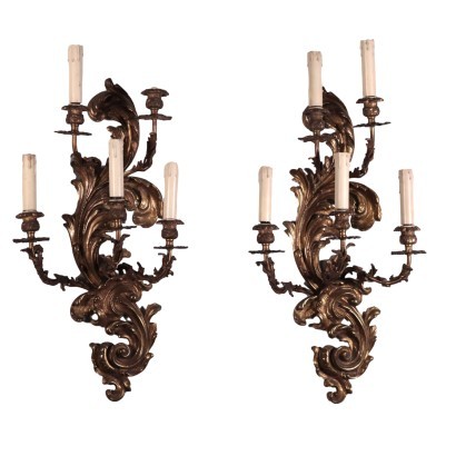 Pair of Wall Lights Italy 20th Century