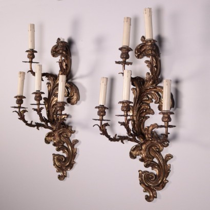 Pair of Wall Lights Italy 20th Century