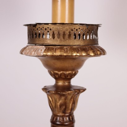 Chandelier transformée en lampe, Italie, '800.