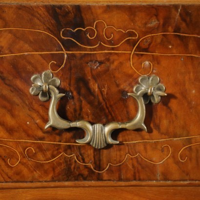 Inlaid Chest of Drawers Walnut Pine Marple Central Italy 18th Century