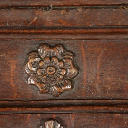 Large Wardrobe Oak Wrought Irpon France Last Quarter 18th Century