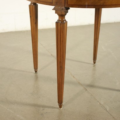 antiguo, mesa, mesa antigua, mesa antigua, mesa italiana antigua, mesa antigua, mesa neoclásica, mesa del siglo XIX, mesa de estilo con tapa de mármol C