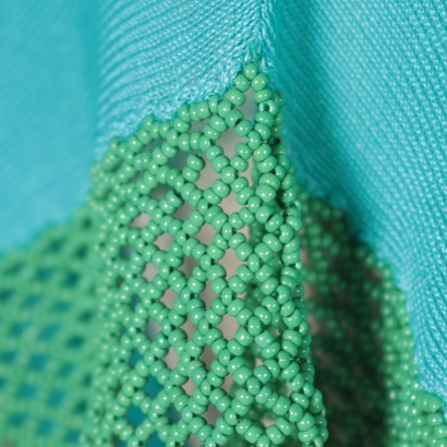 Turquoise and Green Sweater