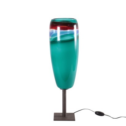 Lampe von Massimo Vignelli, Geblasenes Glas, Italien, 1950-60.
