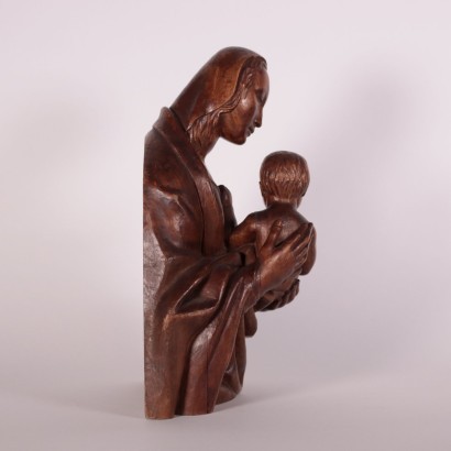 art, art italien, peinture italienne ancienne, Vierge à l'enfant Sculpture en bois
