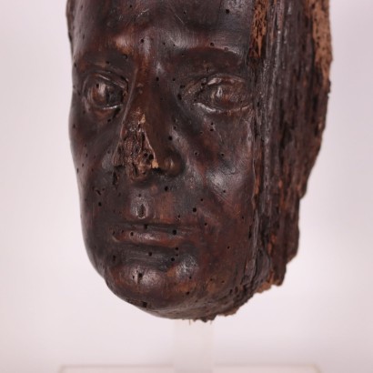 Wooden Sculpture Head
