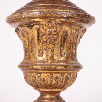 Neoclassical wooden vases