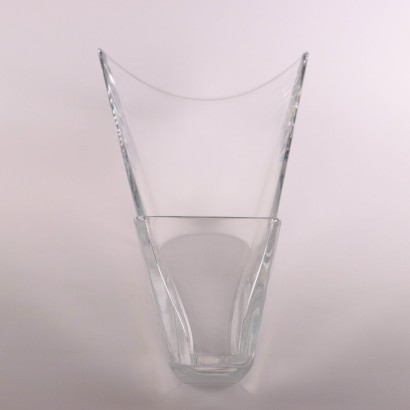 Crystal Diva Vase By Baccarat France 20th Century