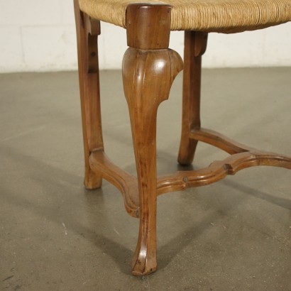 Group of 4 Chairs Walnut Modena (Italy)