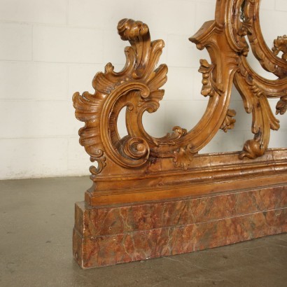 Pair Of Balusters Barocchetto Swiss Pine Wrought Iron Italy 1750