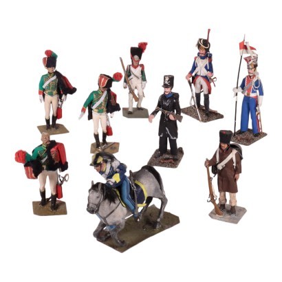 Group of Tin Soldiers With Case Lead Europe 20th Century